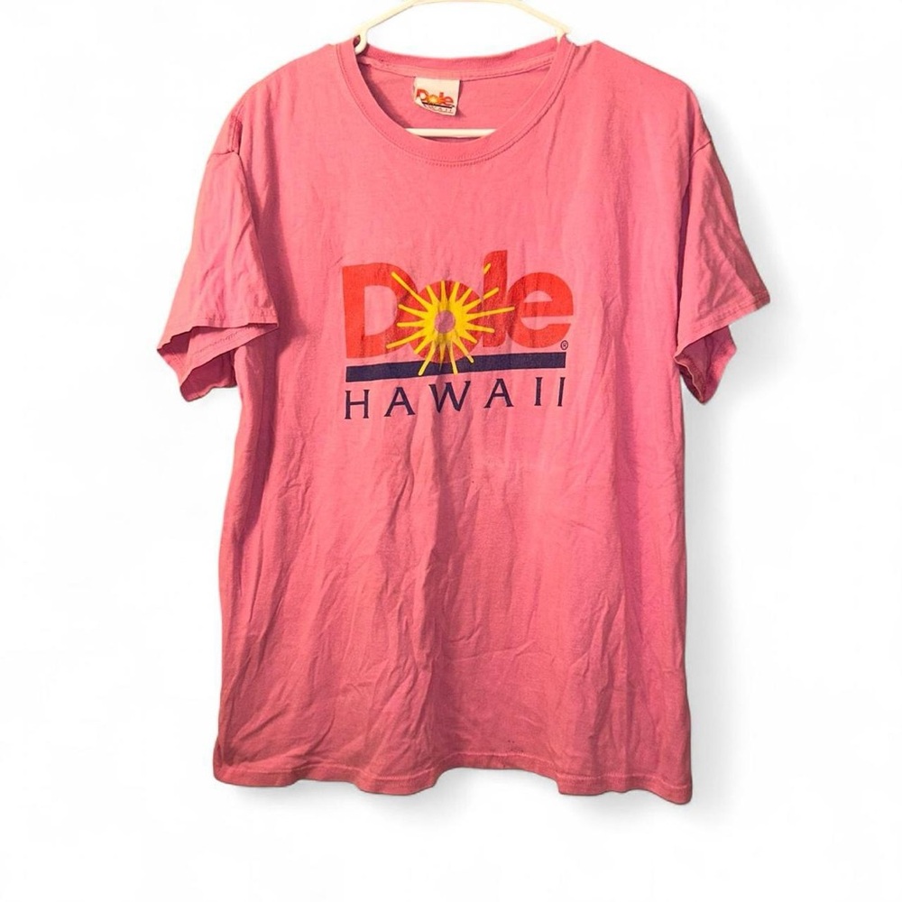 Dole Hawaii Pink Short Sleeve Tee